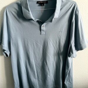 Michael Kors Sky Blue Polo Shirt for Men